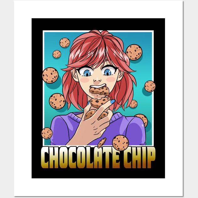 National Chocolate Chip Day Cookies Snacks Lover Wall Art by Noseking